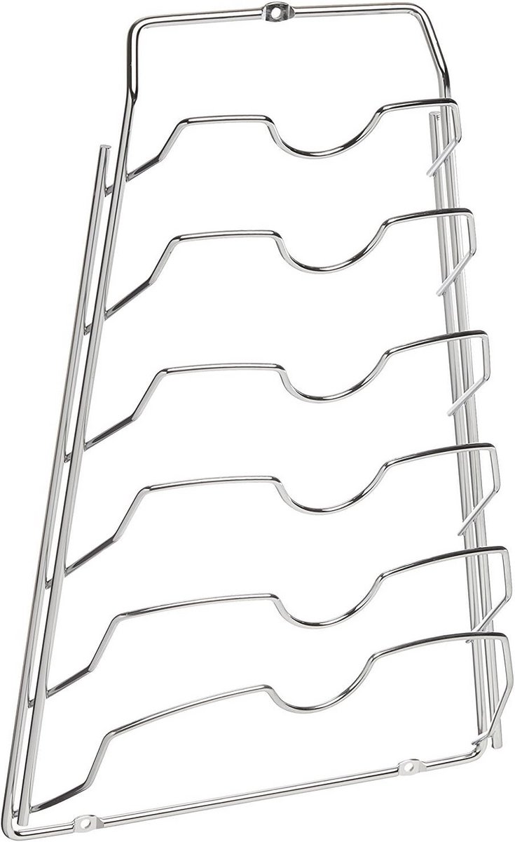 Opbergaccessoires voor kastdeur met verchroomde afwerking