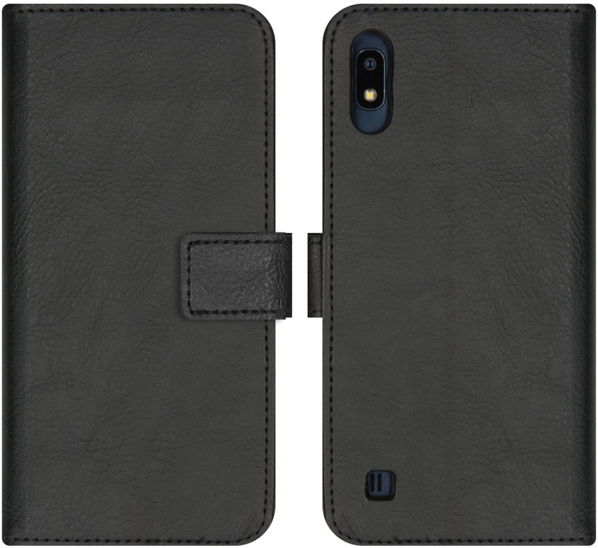 imoshion Hoesje - Geschikt voor Samsung Galaxy A10 - Luxe Bookcase - Zwart
