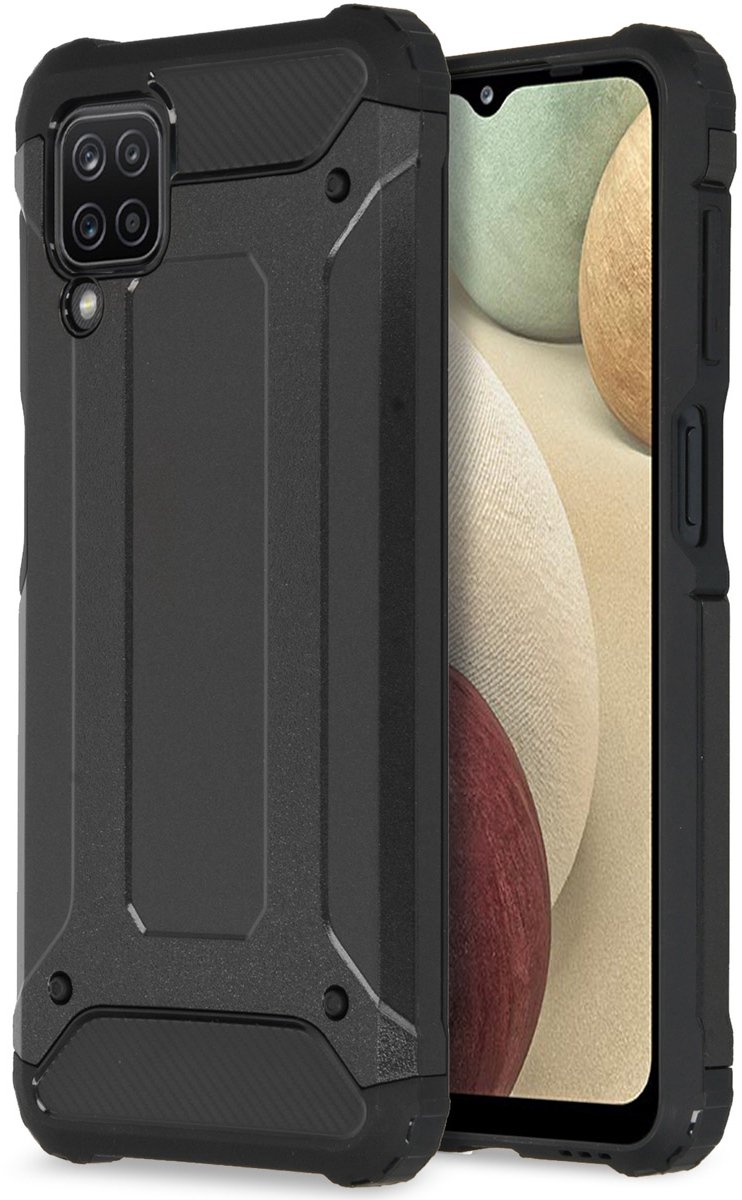 imoshion Hoesje - Geschikt voor Samsung Galaxy A12 - Backcover - Zwart