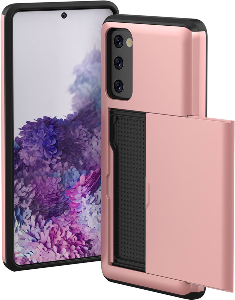 imoshion Hoesje met Pasjeshouder - Geschikt voor Samsung Galaxy S20 FE - Rosé Goud