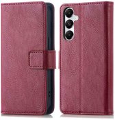 imoshion Étui adapté pour Samsung Galaxy A01 avec porte-cartes - Bookcase de Luxe imoshion - rouge foncé