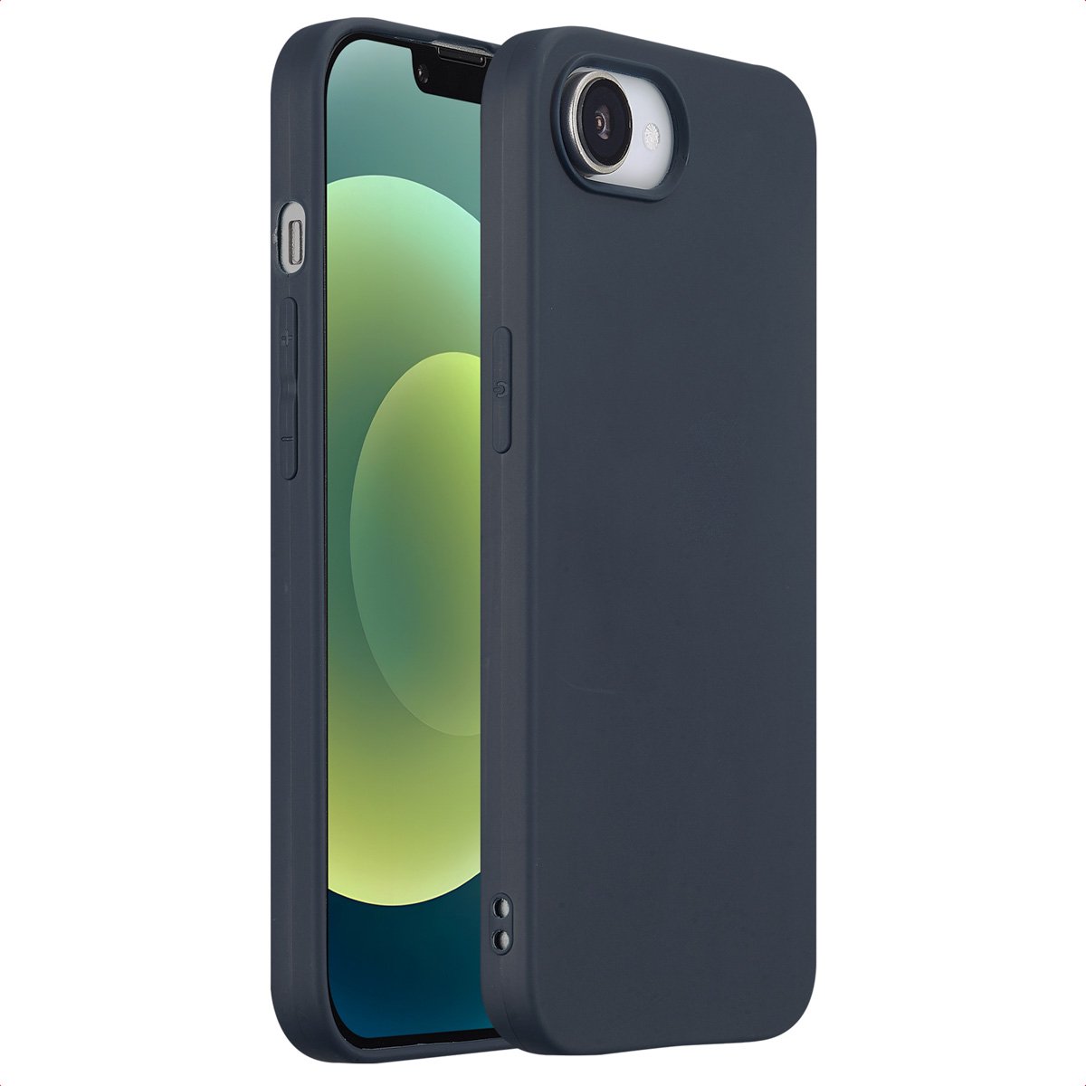 imoshion Hoesje - Geschikt voor Apple iPhone 17e / 16e - Color Backcover - Donkerblauw