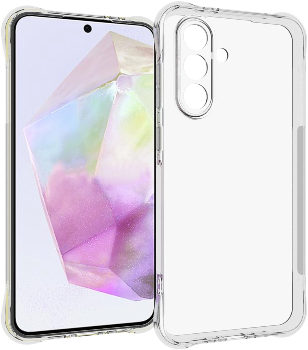 imoshion Hoesje - Geschikt voor Samsung Galaxy A36 - Shockproof Case - Transparant