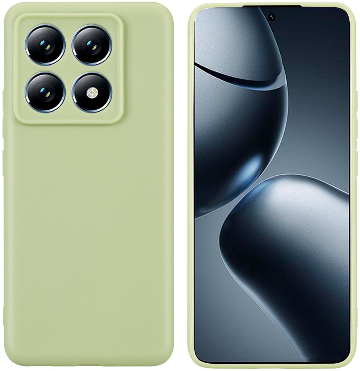 imoshion Hoesje - Geschikt voor Xiaomi 14T Pro - Color Backcover - Olive Green