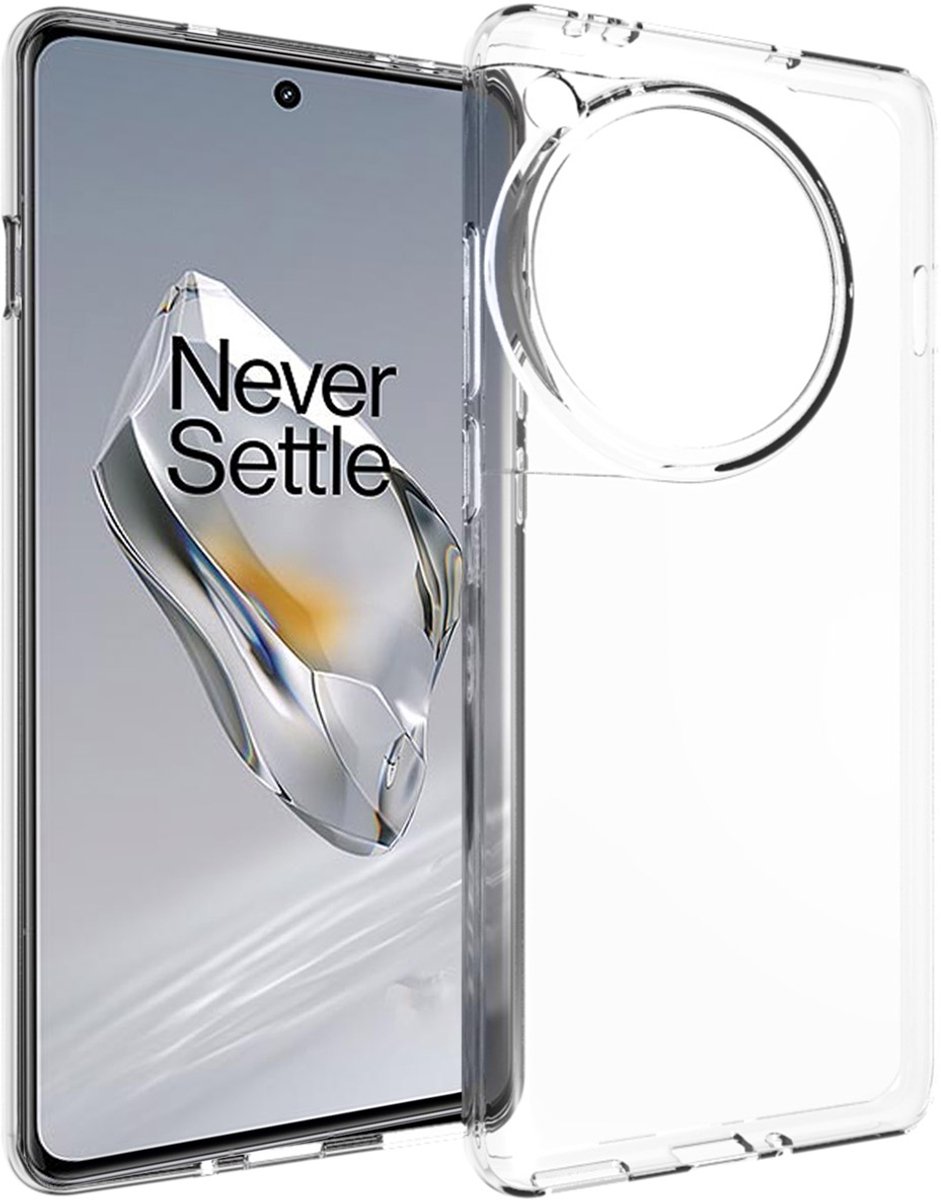 Accezz Hoesje Geschikt voor OnePlus 12 Hoesje Siliconen - Accezz Clear Backcover - Transparant