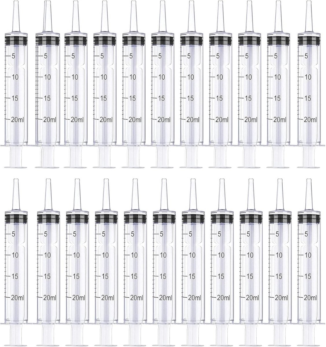 20 ml spuit zonder naald - 20 stuks voor laboratorium, tuin en industrie
