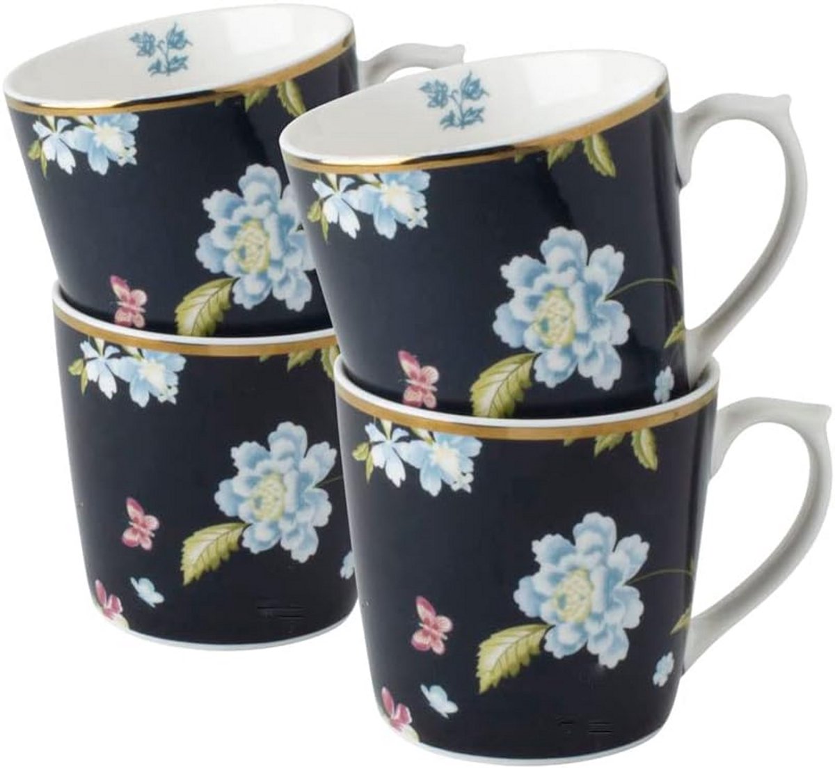 Set van 4 Mokken 10 oz in Cadeaubox - Elegante Design voor Elke Gelegenheid