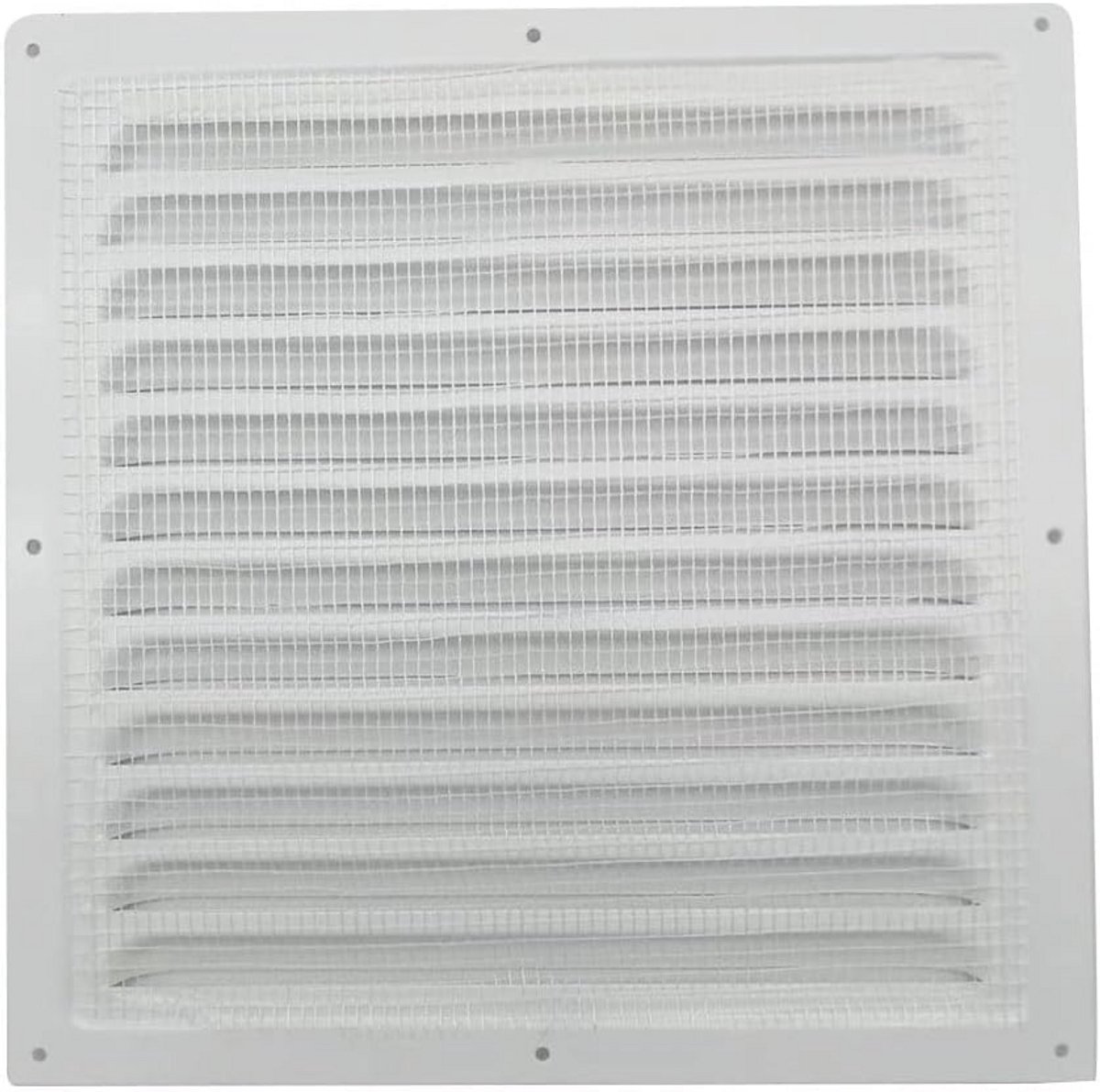Vierkante ventilatierooster voor binnen en buiten, insectenwerende afdekking - 200 x 200 mm