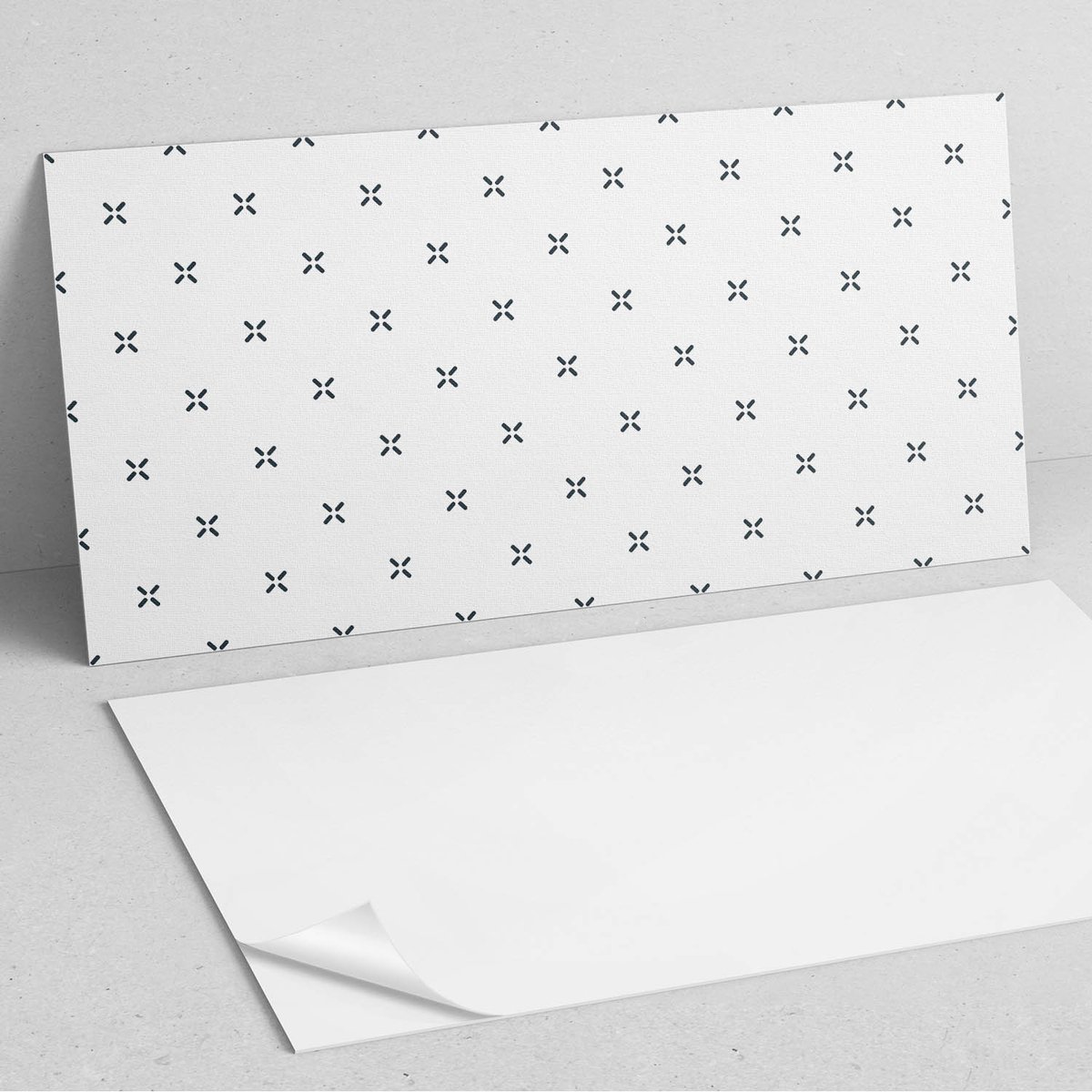 Coloray Wandpanelen Zelfklevend - Eenvoudig kruispatroon PVC Wandpaneel - 100 cm x 50 cm -