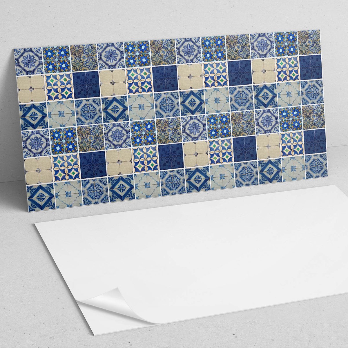 Coloray Wandpanelen Zelfklevend - Mozaïek tegelpatroon PVC Wandpanelen - 120 cm x 60 cm - 