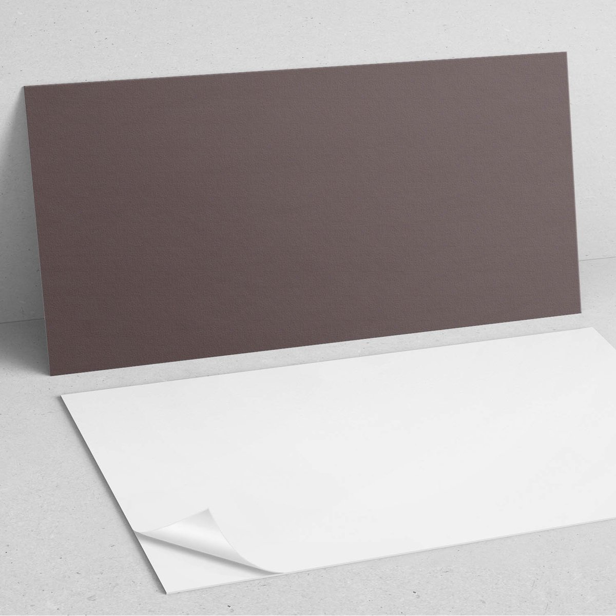 Coloray Wandpanelen Zelfklevend - Kleur bruin PVC Wandpanelen - 120 cm x 60 cm - Bruin Muu