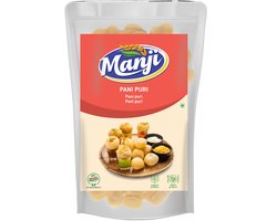 Manji - Pani Puri Deeg - Snack - Deegballetjes - 200 g