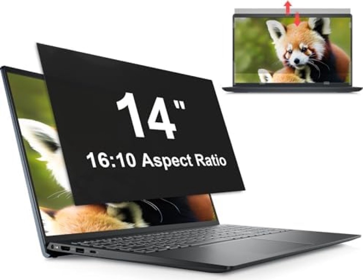 ST TRADING 14 Inch Laptop Privacyfilter - Blauwlichtfilter en Zichtbeveiliging