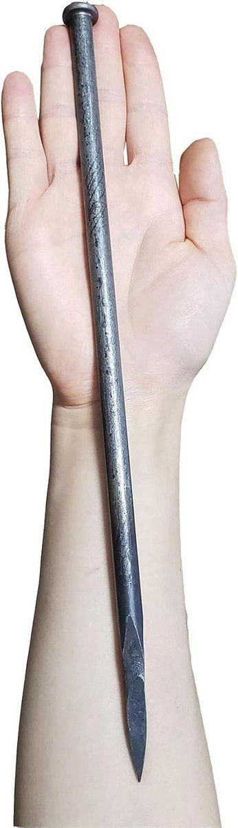 Ronde metalen landschapsranden verankering spikes 30 cm – 15 stuks voor kunstgras, bestrating en onkruidbeheersing