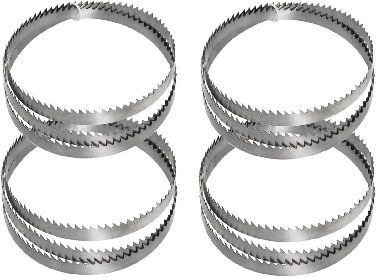 Bandzaagblad 1400mm x 6,35mm x 0,35mm - 4 Stuks voor 8-inch Bandzaag (6 TPI)
