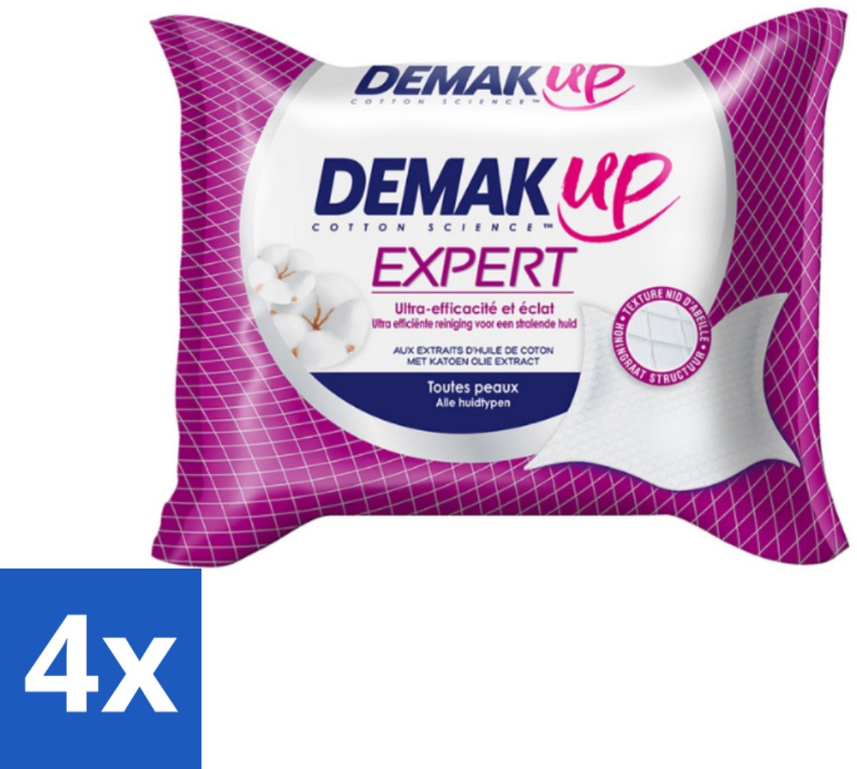 Demak'Up – Reinigingsdoekjes Expert – 23 doekjes - Voordeelverpakking - 4 stuks
