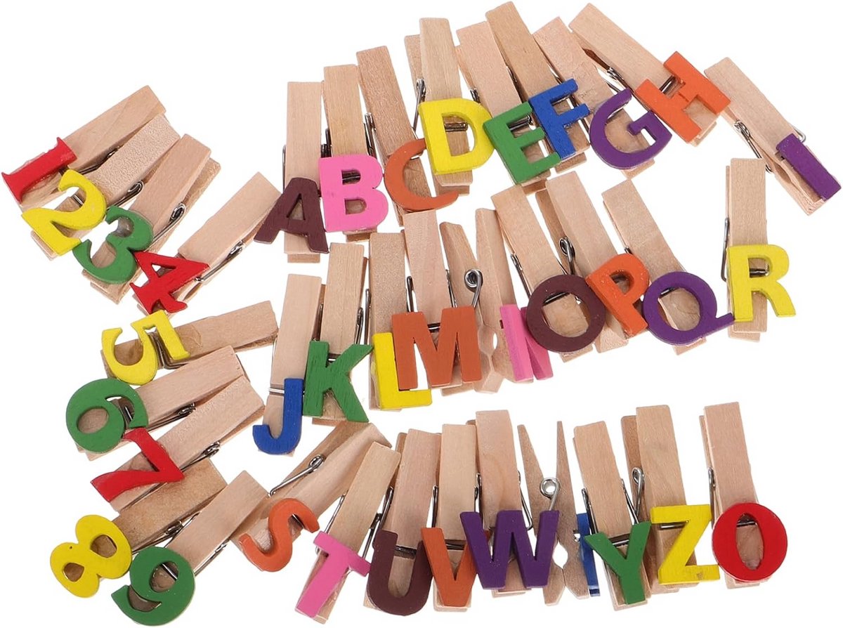 Miniature Houten Wasknijpers - 35 Stuks voor Foto's en Briefen | Perfect voor Thuiskantoor en Klaslokaal