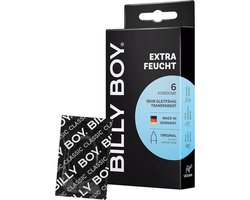 Billy Boy Extra Vochtig Condooms – 6 Stuks