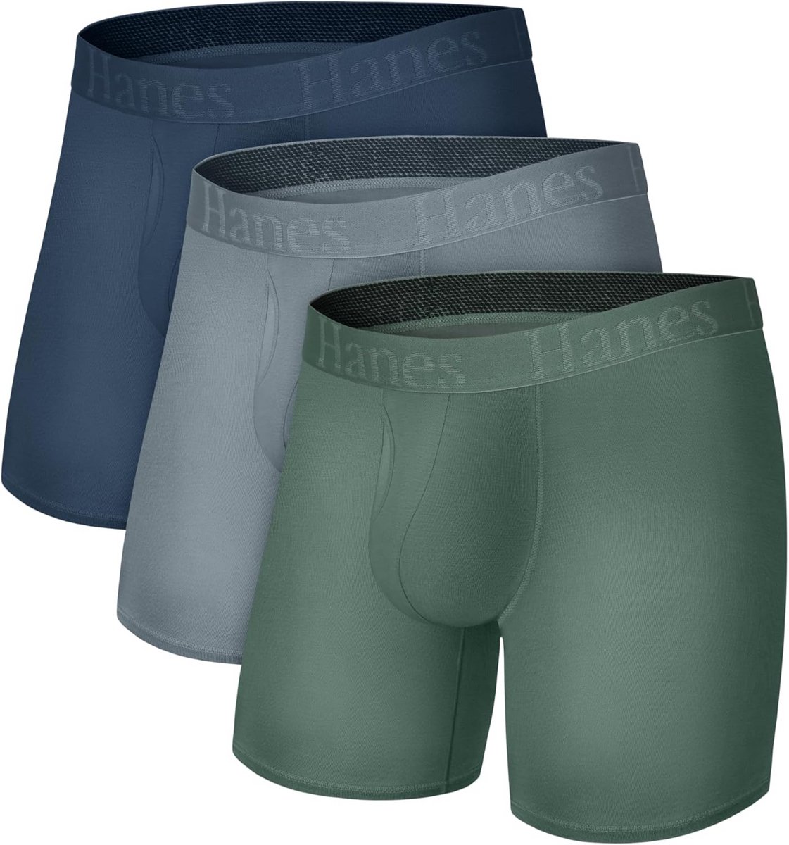 Heren Boxershorts 3-Pack - Supersoorten Ondergoed van Bamboe Viscose - Ademend en Koel