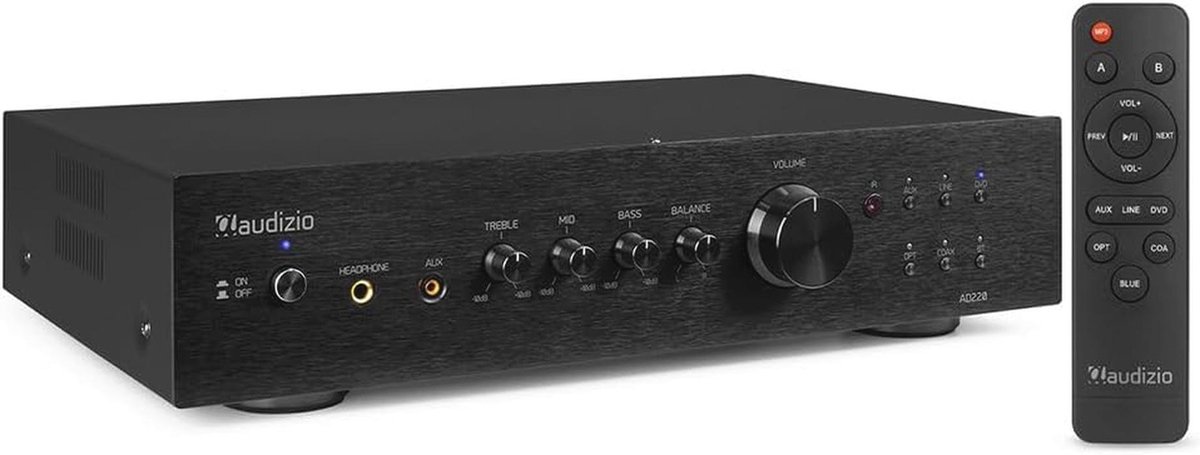 2.1 HiFi versterker met Bluetooth en diverse aansluitmogelijkheden
