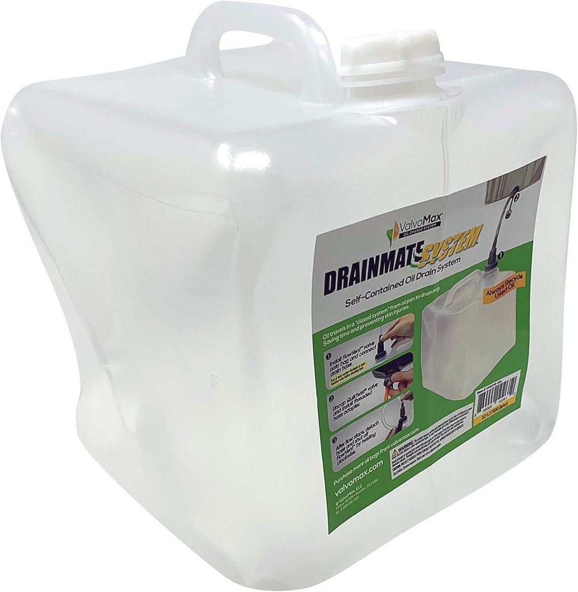 Opvouwbare olieafvoerzak 10 liter - handige oplossing voor motorolie