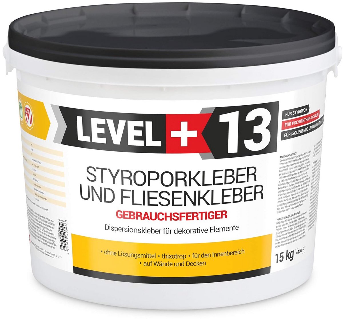 15 kg piepschuimlijm voor renovatiewerkzaamheden – veelzijdige tegellijm, montagelijm en dispersielijm