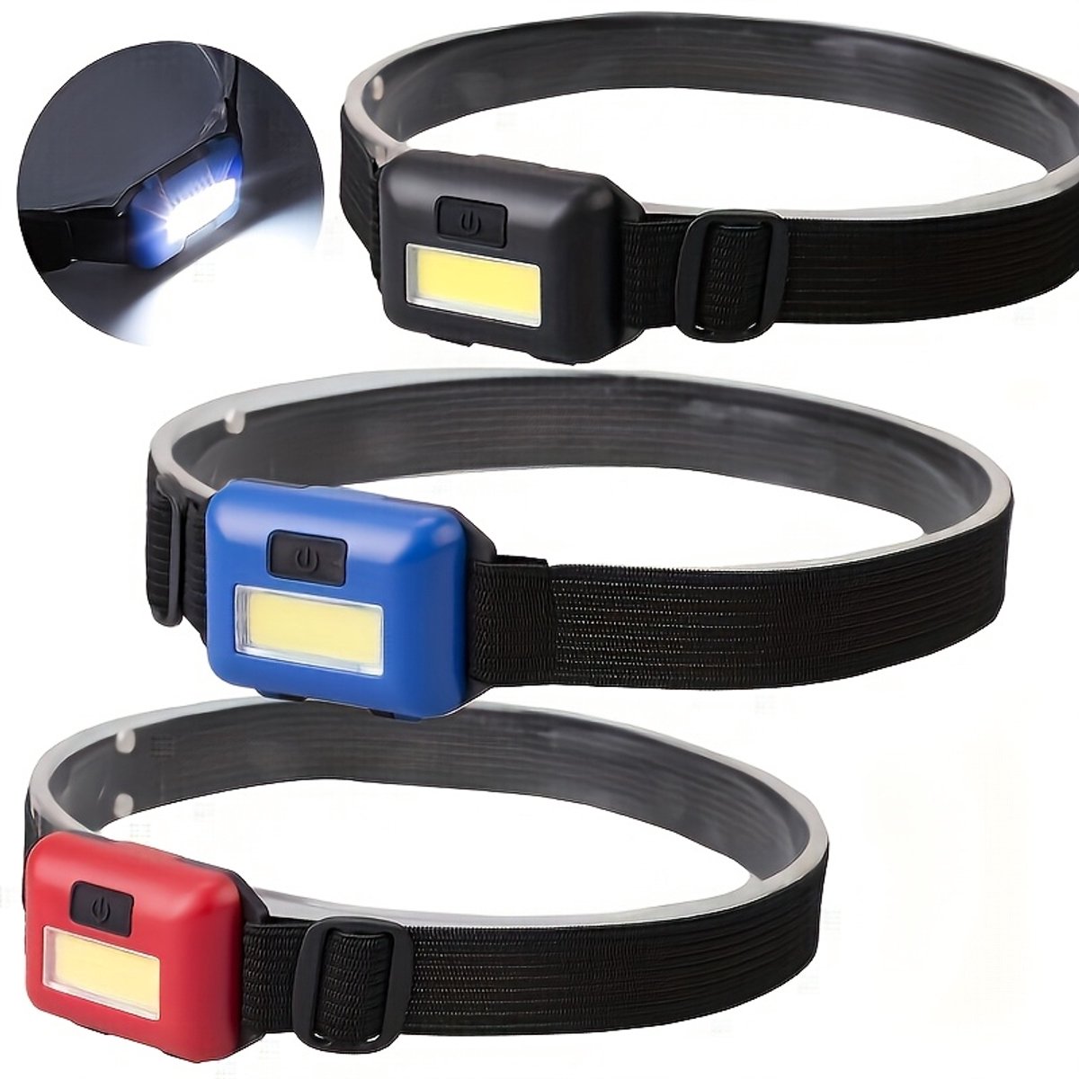 Livé® Mini COB Zaklamp – Draagbaar, 360 Lumen, Batterij Werkend