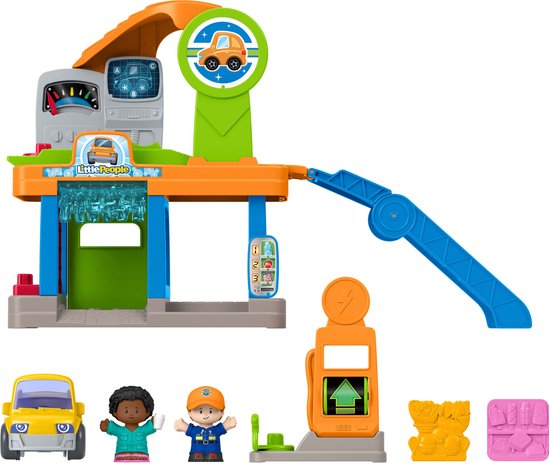 Fisher-Price Little People Tankplezier Benzinestation van Fisher Price — afbeelding 3