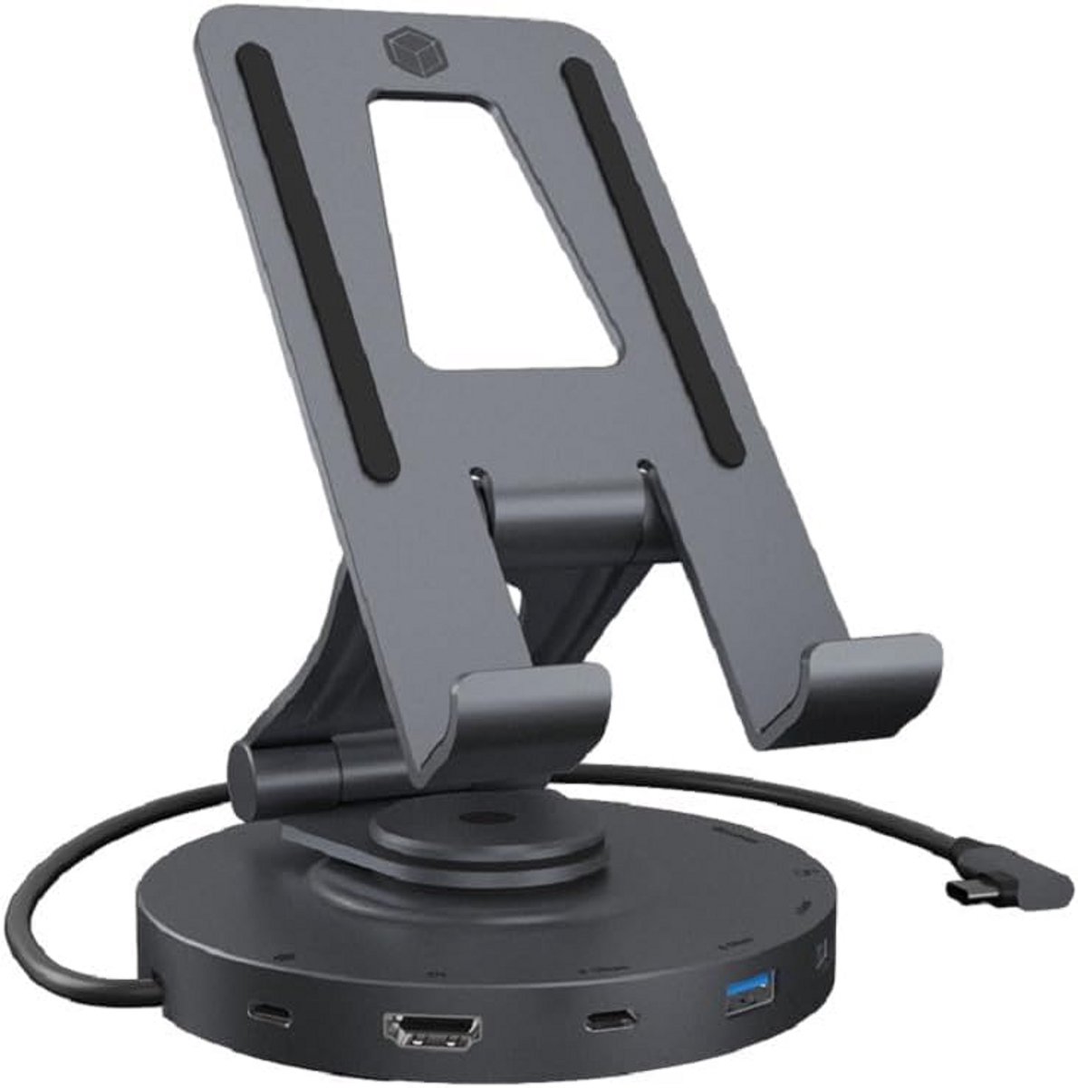 Dockingstation met USB Type-C voor tablets en smartphones tot 11 inch