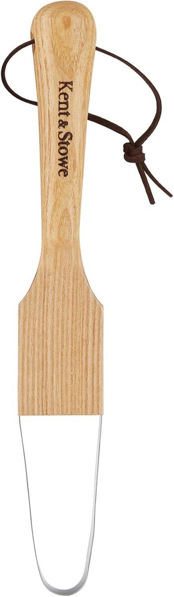 Onkruidhengel van roestvrij staal met essenhouten steel – 32 cm