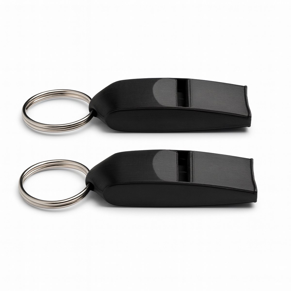 Nuvona 2x Noodfluit 126 dB - Survival whistle - SOS fluitje met sleutelhanger