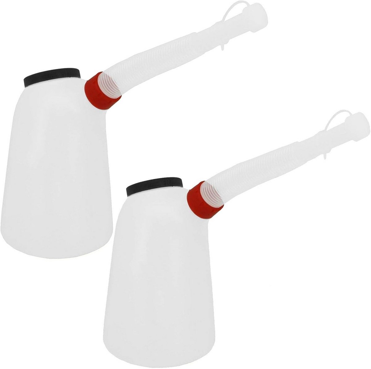 Set van 2 Oliepotten met Flexibele Schenktuit - 5 Liter Reservoir