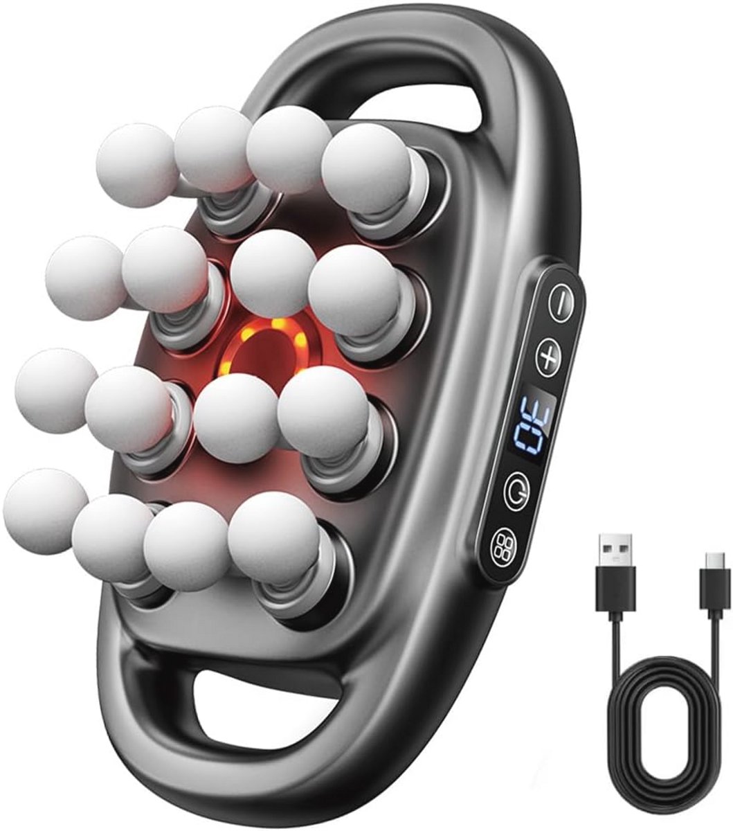 Diepweefsel massagepistool met 16 accessoires - Elektrische massagetool voor spierpijn en stressverlichting