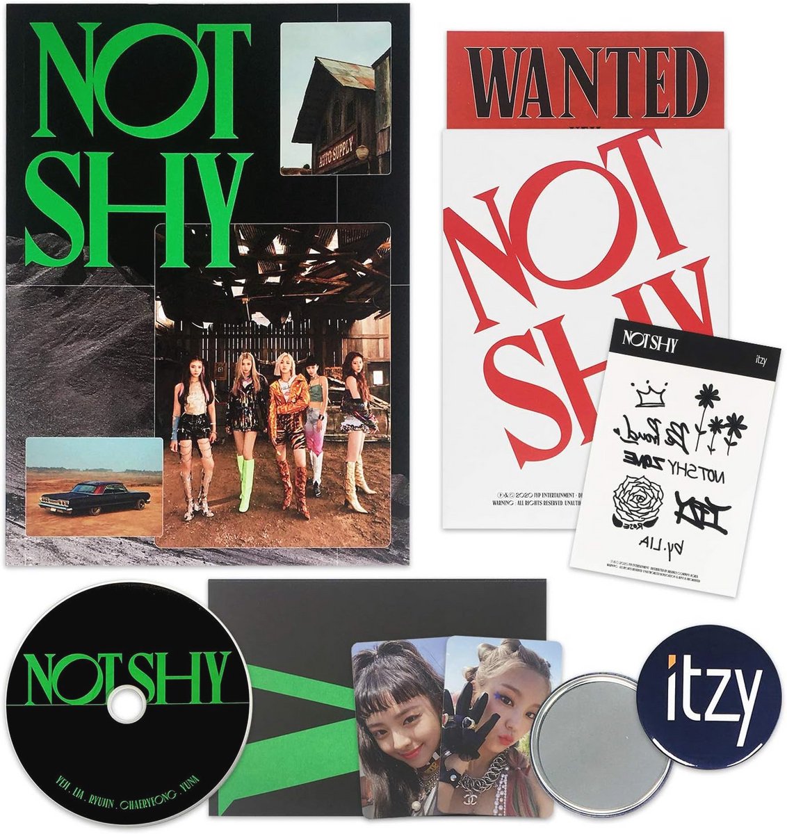 NOT SHY Album - CD met Fotoboek, Fotokaarten, en Extra's