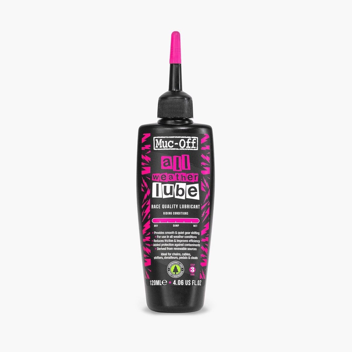 All-Weather Fietsketting Smeermiddel 120ml - Biologisch Afbreekbare Fiets Chain Oil voor Optimale Prestaties in Alle Weersomstandigheden