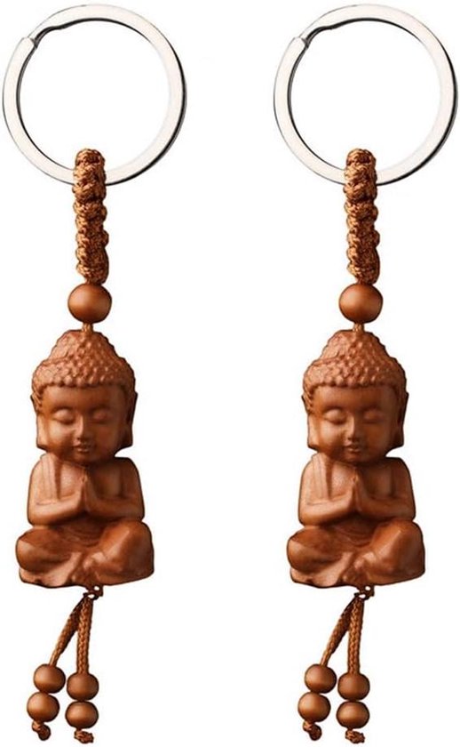 MIJOMA Meditatieset: Boeddhafiguur op zwart houten dienblad, incl