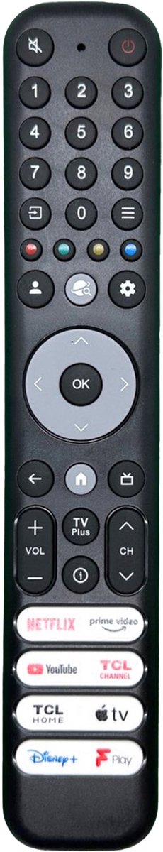 Ibley Universele TCL Afstandsbediening - Geschikt voor TCL TV’s - Plug & Play