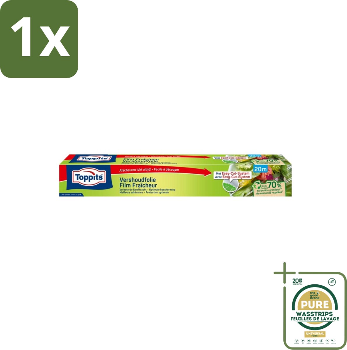 1 x Toppits – Vershoudfolie – 32,5 cm × 20 m- Koffiezetapparaat