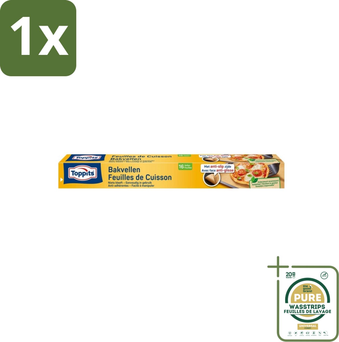 1 x Toppits – Bakpapiervellen – 16 vellen- Koffiezetapparaat