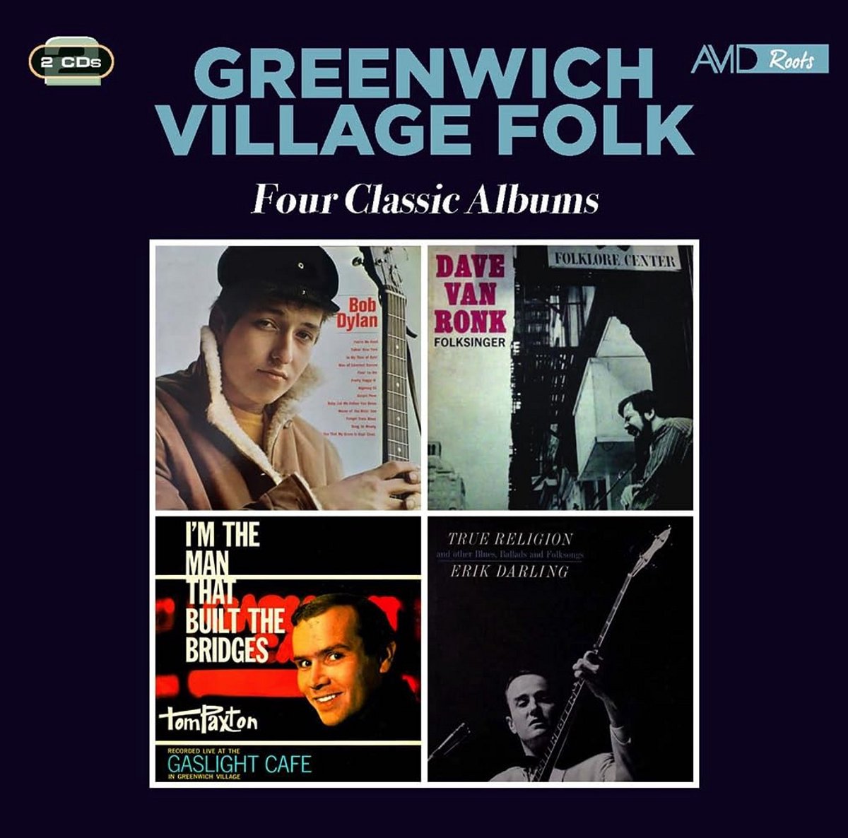 Folkmuziek Klassiekers uit Greenwich Village - Vier Albums