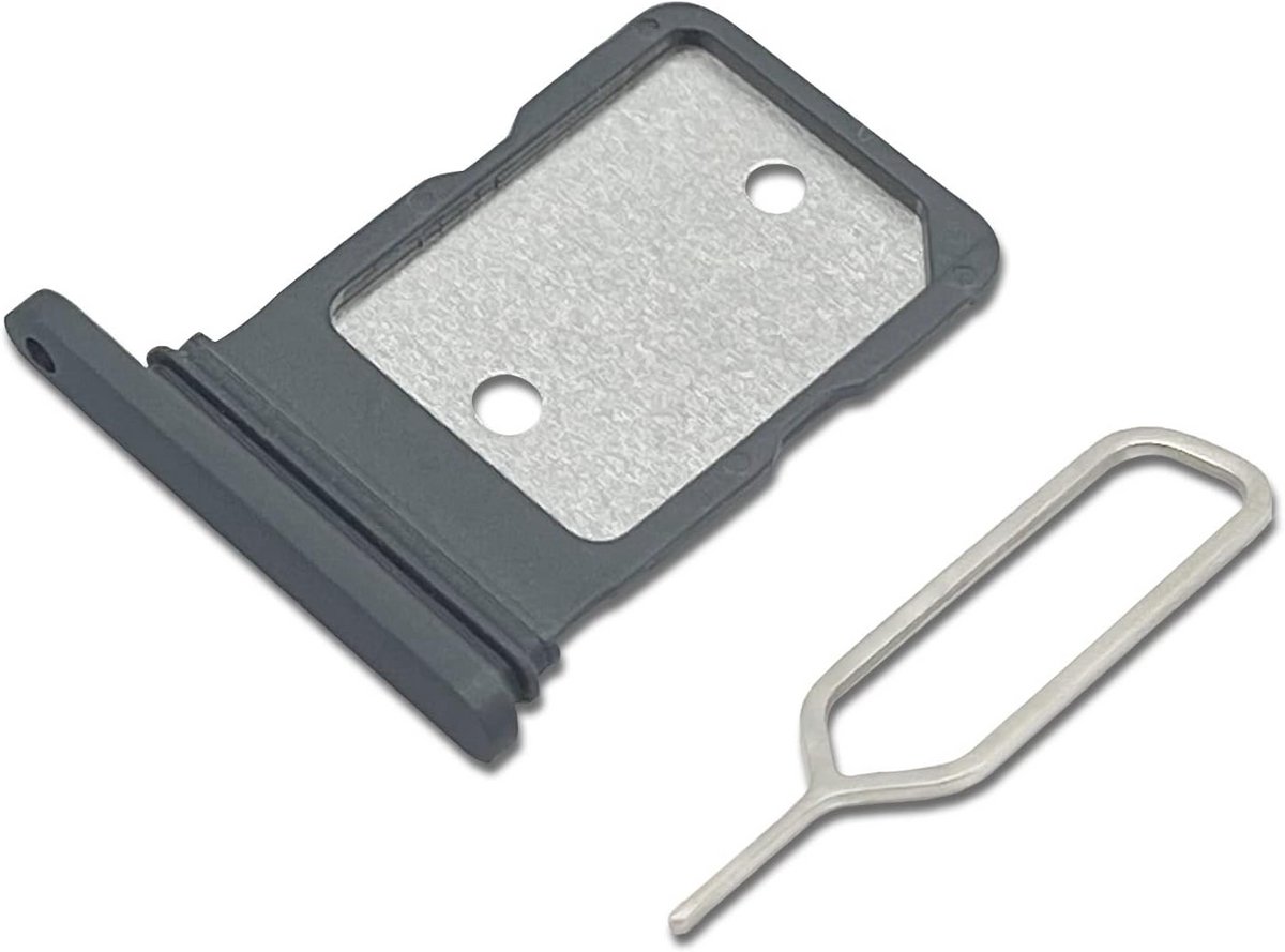 Dual SIM-kaart frame voor Google Pixel 5A 5G - SIM-kaarthouder met SIM-pin (zwart)
