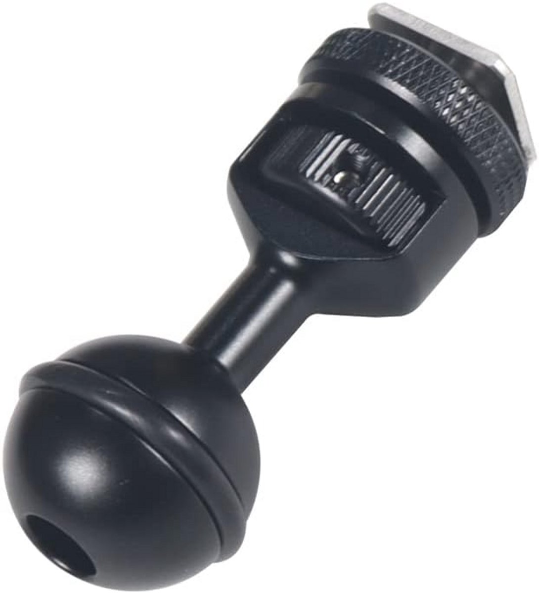 Verstelbare 1 Inch Bal Mount Adapter met Koude Schoen voor Onderwatercamera