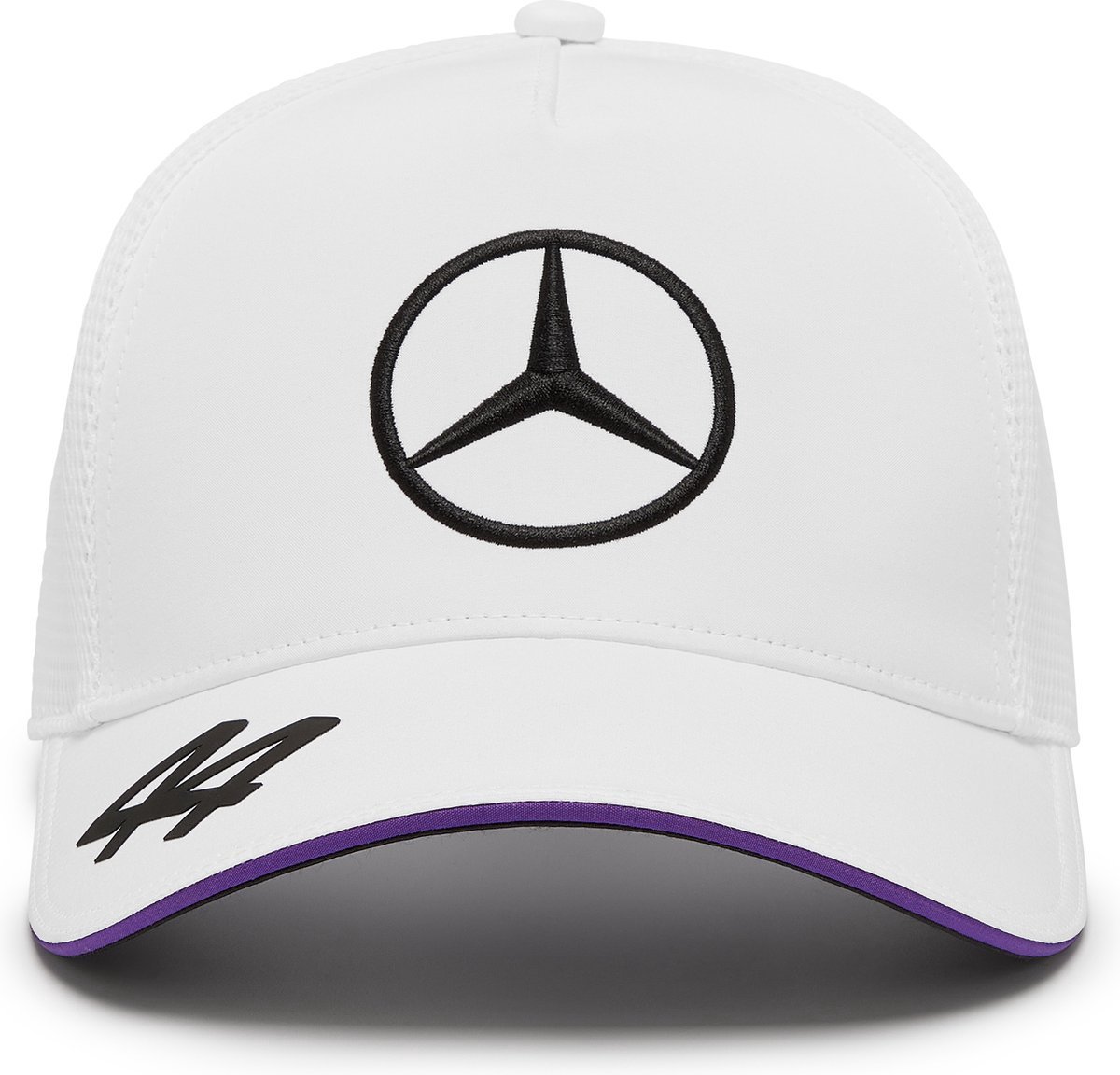 Mercedes-Benz Trucker Cap – Wit – Verstelbaar – Ademend Mesh – Sportieve Pet