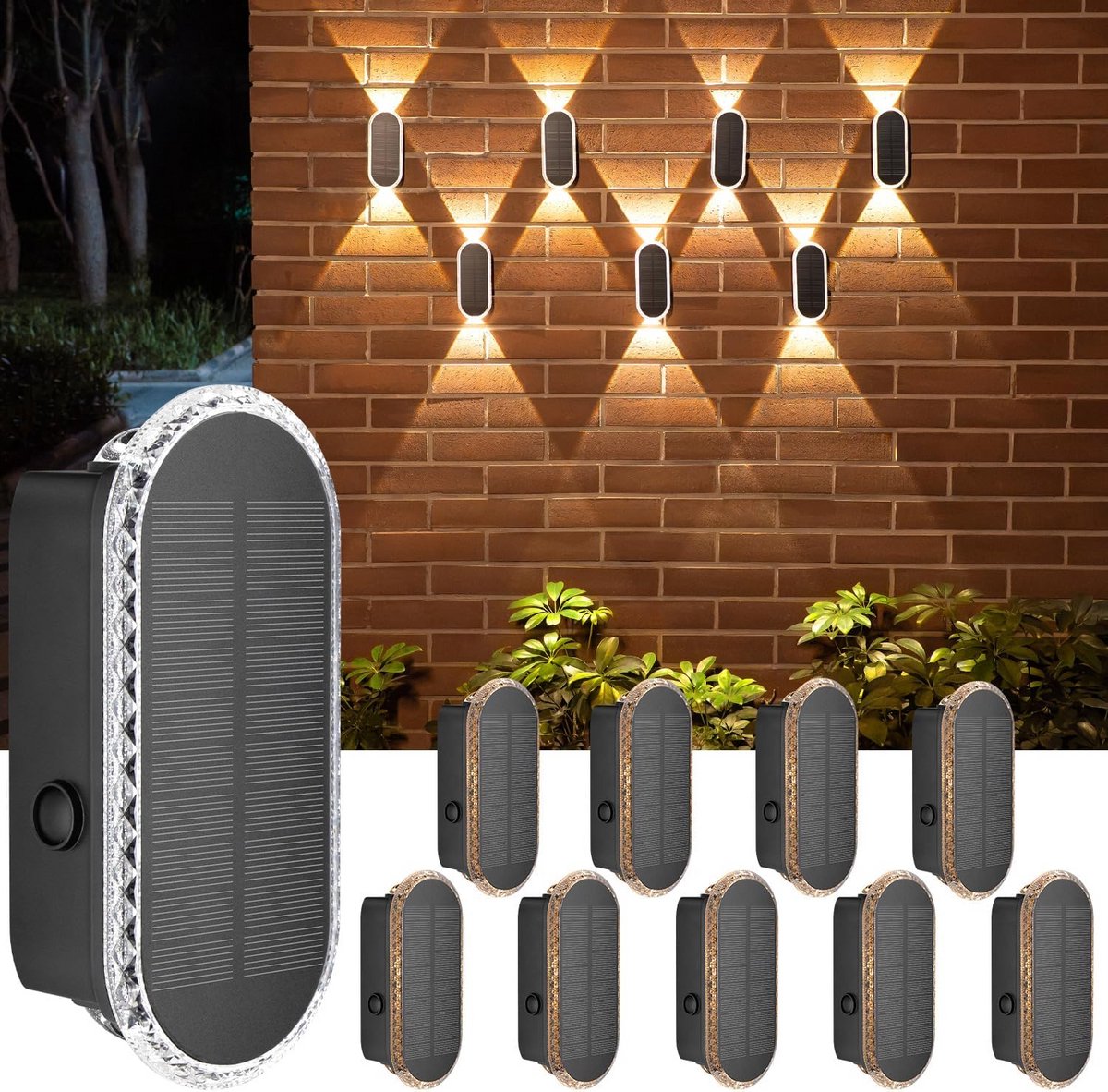 Buitenlamp op zonne-energie voor tuinen en buitenruimtes