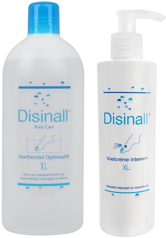 Disinall Voetverzorginspakket Quick Fix - Voetschimmel - Snelle behandeling van voetschimmel en schimmelnagel/kalknagel met de Oxinall® formule - Natuurlijke ingrediënten - Bijzonder effectief