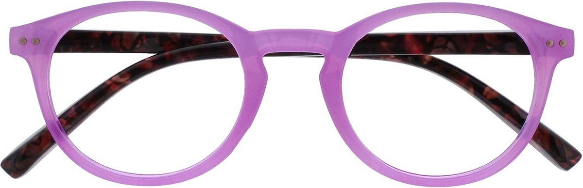 Lichtgewicht leesbril Rond Frame Flexibele Scharnieren +1.00