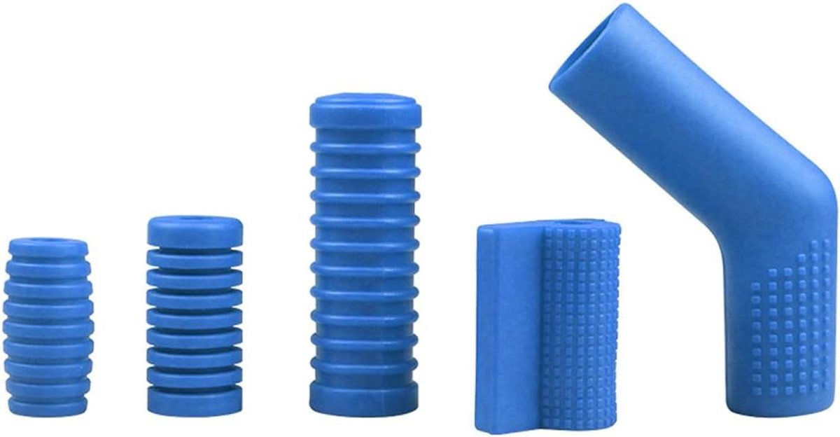 Allecta - Motorfiets versnellingspook schoenbeschermer - rubberen schakelpookhoes - universele schakelpookpedaalhoes - ATV - blauw - 5 stuks.