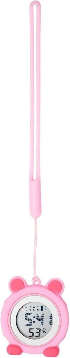 JewelryWe Multifunctionele digitale klok van siliconen: berenvorm, weekkalender, wekker, chronograaf, stopwatch, kleur naar keuze