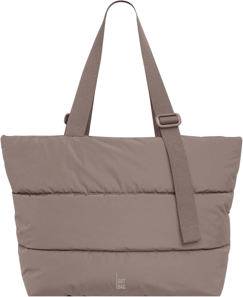 Grote Opblaasbare Tote Bag Monochroom Zwart - Waterdichte Shopper