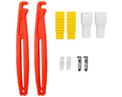 8 STUKS Auto Zekering Removal Tool Zekering Trekkers Metalen Terminal Blokken Zekering Inbrengen Tool voor Auto Fiets Quad ATV
